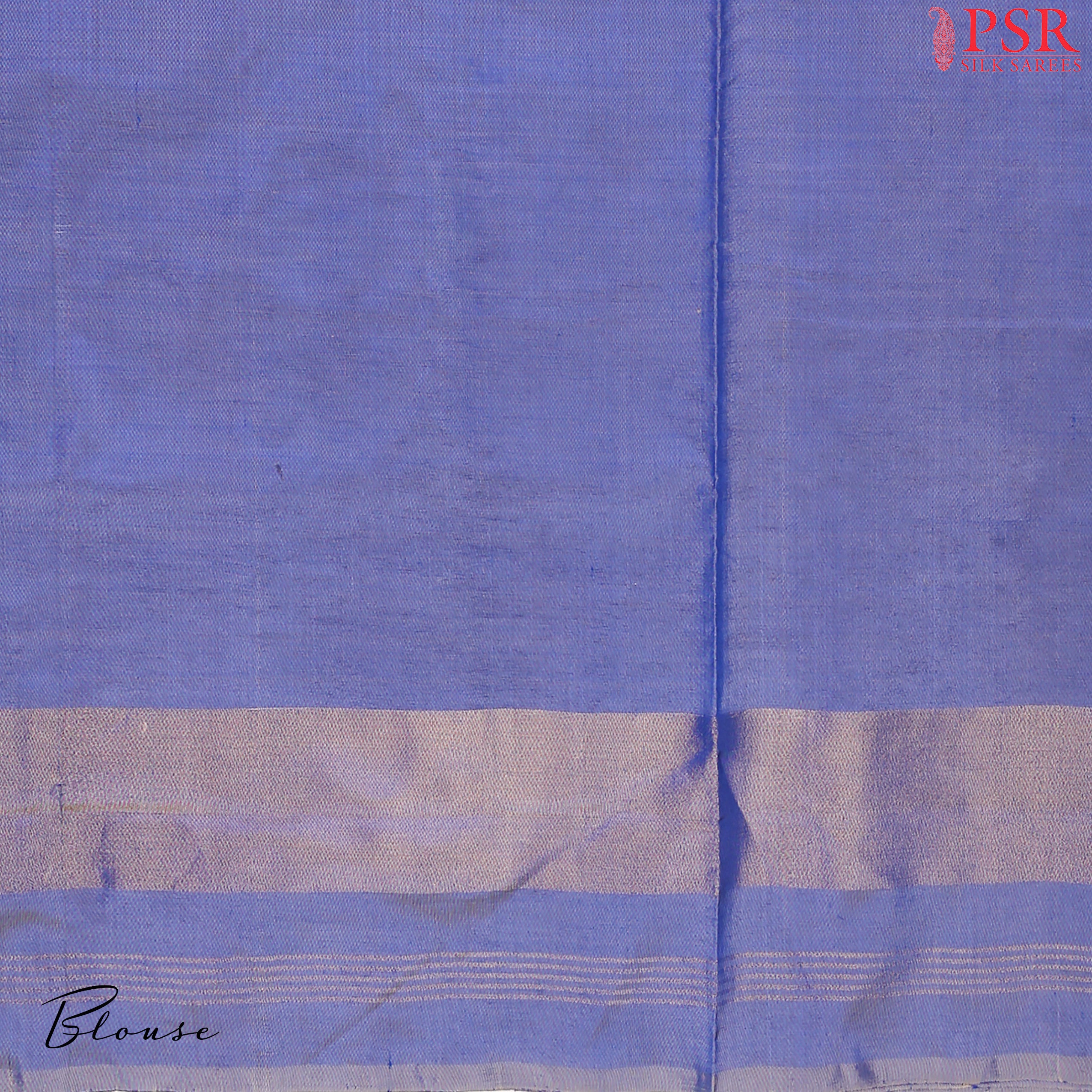 "Unveil the charm of tradition with PSR Silks’ Blurple Ikkat Pochampally Pure Silk Saree