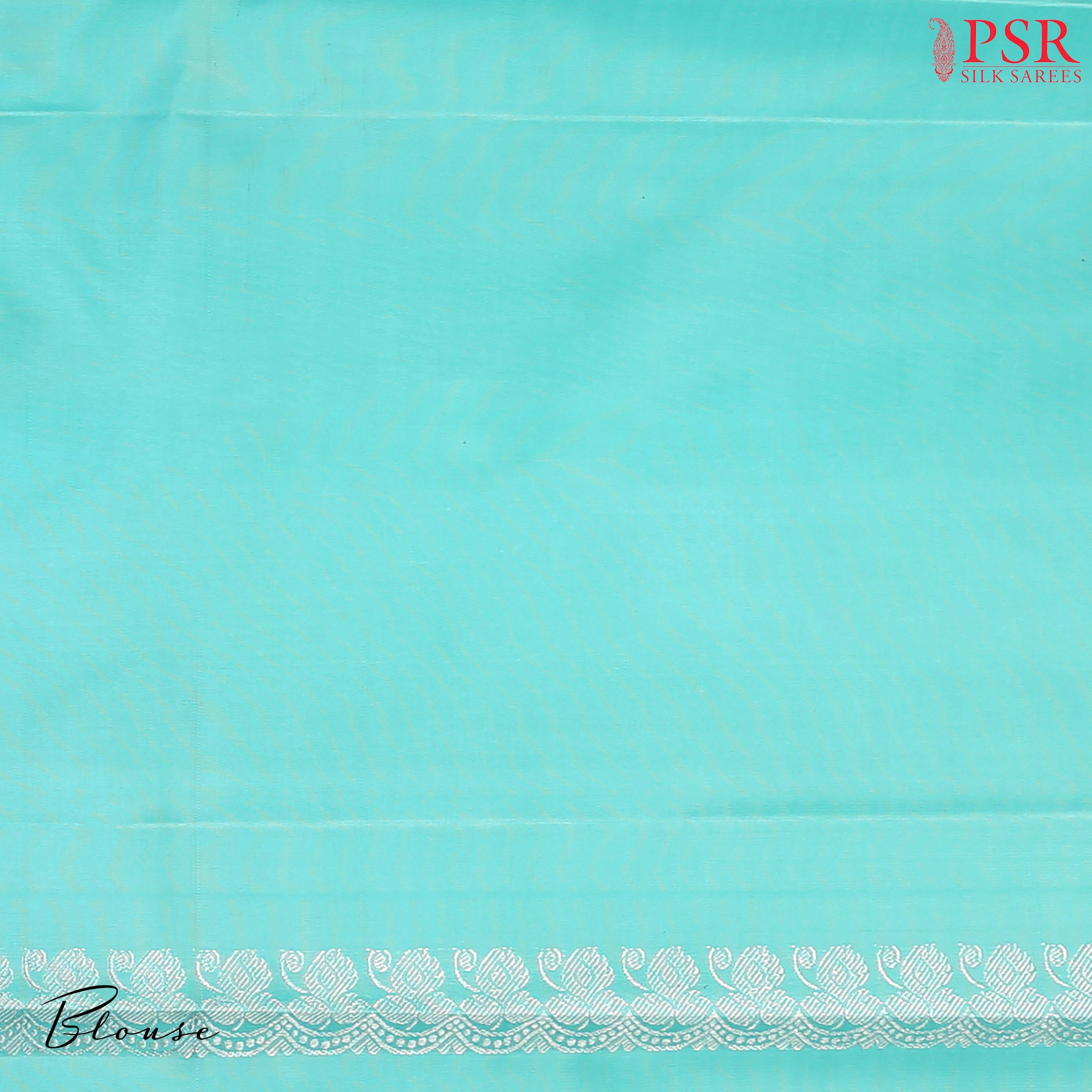 Budding Peach Kanchipuram Silk Saree from "Shrestha Kanjivaram" with Saaral Tissue Weaves, Floral Zari Motifs, One-Sided Zari Jacquard Border & Turquoise Pallu – PSR Silks