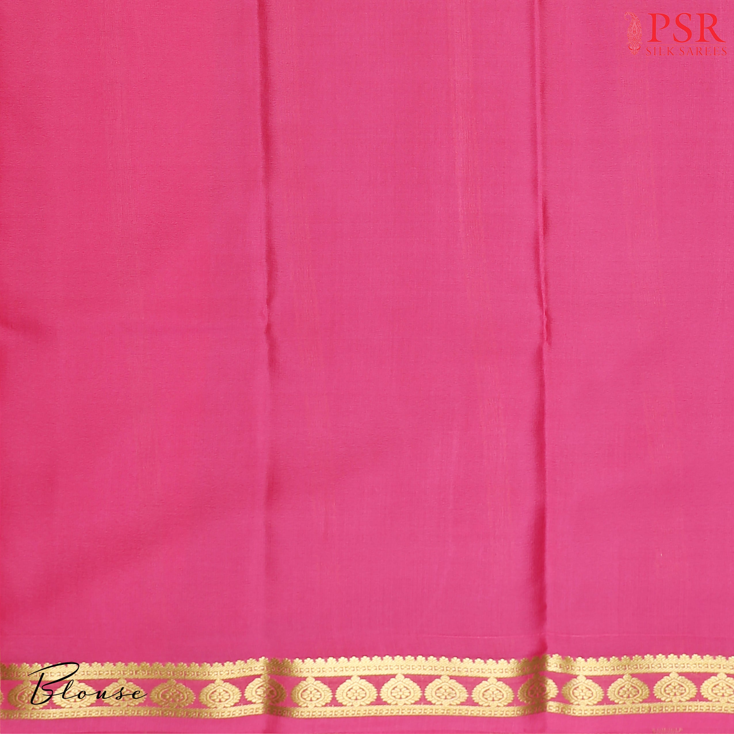 This De York Green &amp; Pink Mysore Silk Saree from PSR Silk Sarees is a graceful addition to your ethnic collection