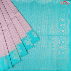 Introducing PSR Silk Sarees' Grape Mist Soft Silk Saree, a true blend of elegance and charm.