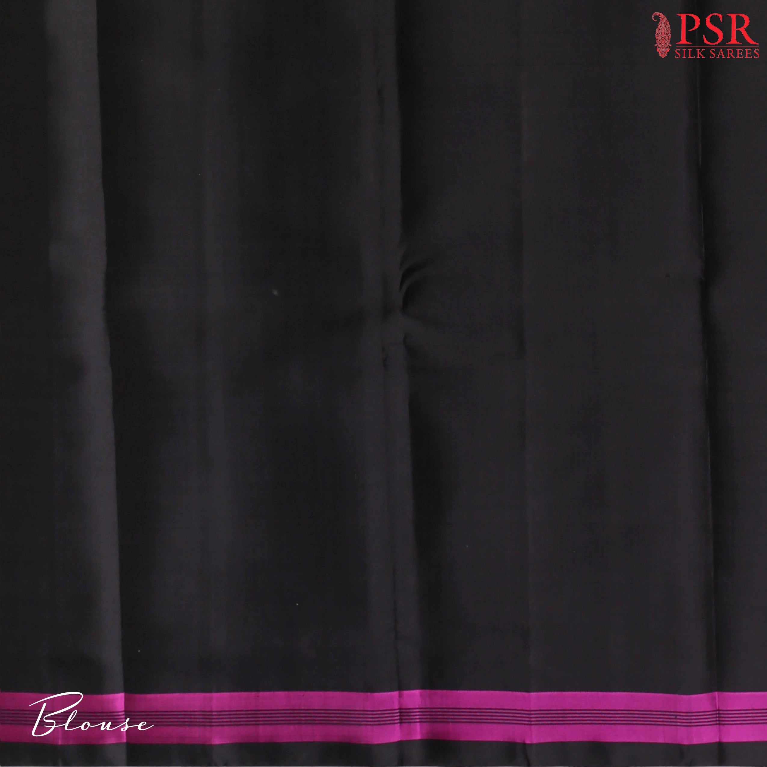 This Grey & Black Arani Silk Saree from PSR Silk Sarees is a refined blend of tradition and elegance