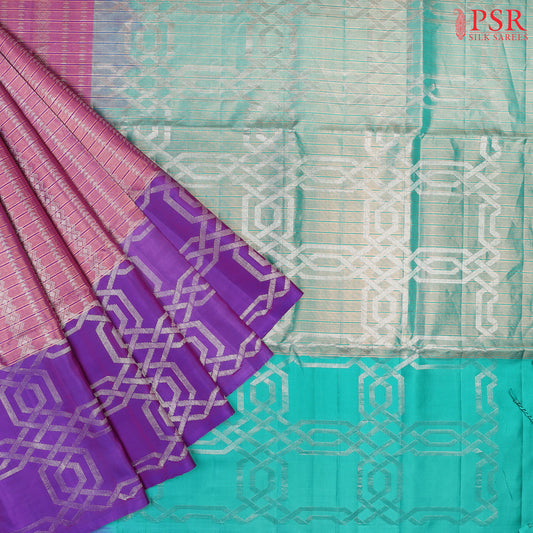 Amethyst Purple Soft Silk Saree