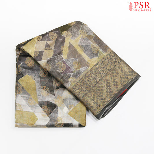 Dupion Silk - Grey Tone