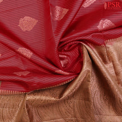 Garnet Red Soft Silk Saree