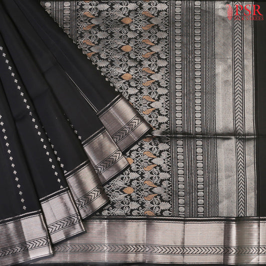 Black Soft Silk Saree