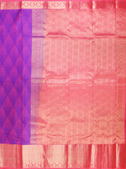 Violet Fancy Kanchipuram Silk Saree