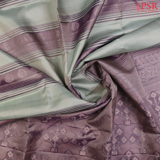 Laurel Green Soft Silk Saree