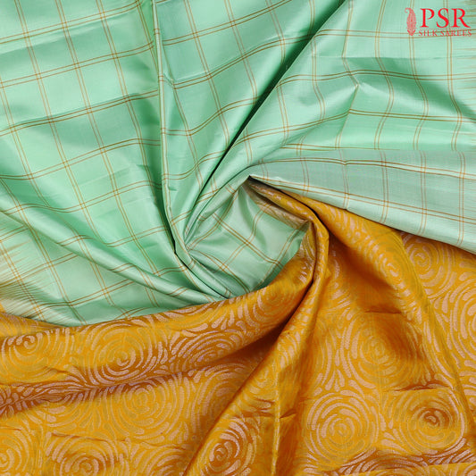 Mint Green Soft Silk Saree