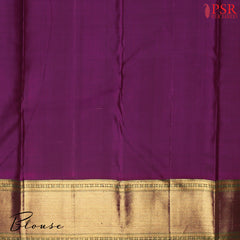 Capri Blue Kanchipuram Silk Saree