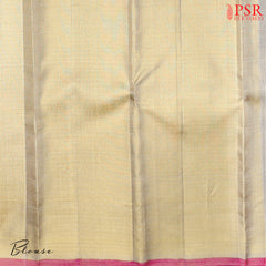 Golden Pleat Bridal Kanjivaram Silk Saree