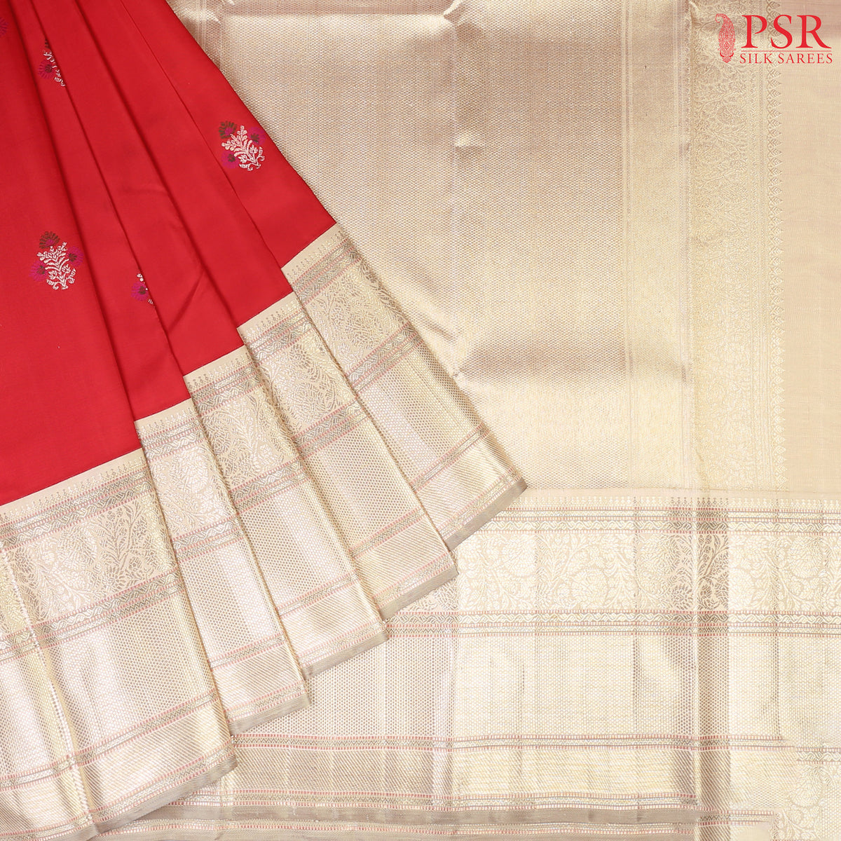 Red Kanchipuram Silk Saree