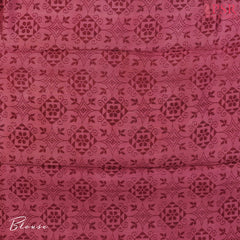 Maroon Chiniya Silk Saree