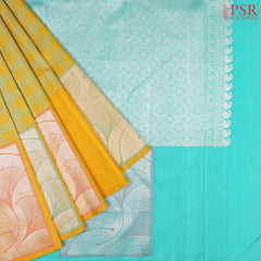 Tuscany Yellow Kanchipuram Silk Saree