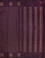 Blackberry Purple Kanchipuram Silk Saree