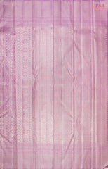 Lilac Purple Bridal Kanjivaram Silk Saree