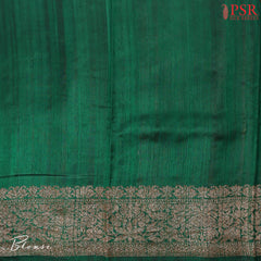 Berry Red Banaras Jute Silk Saree