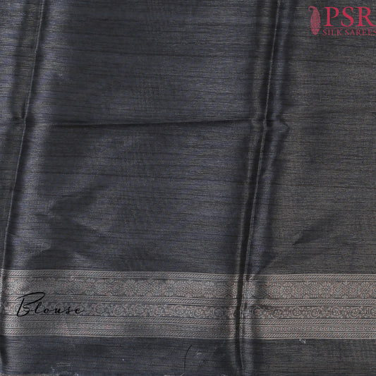 Grey Art Silk Saree