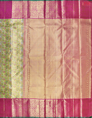 Citrus Green Bridal Kanjivaram Silk Saree