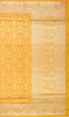 Yellow Banarasi Silk