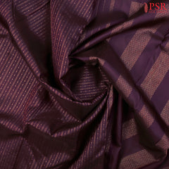 Blackberry Purple Kanchipuram Silk Saree