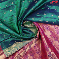 Emerald Green Fancy Kanchipuram Silk Saree