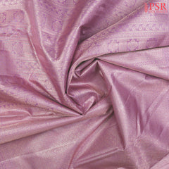 Lilac Purple Bridal Kanjivaram Silk Saree