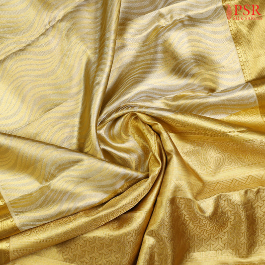 Golden Waves Kanchipuram Silk Saree