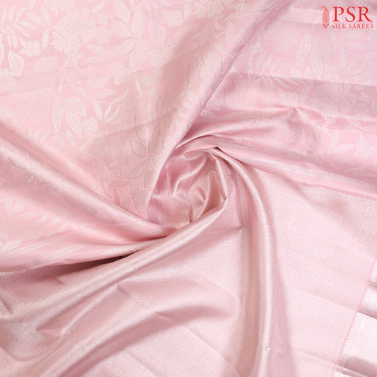 Pastel Pink Kanchipuram Silk Saree