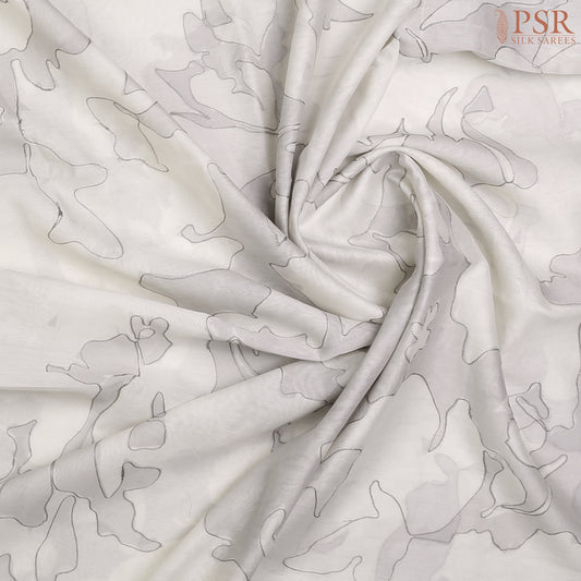 Daisy White Silk Cotton Saree