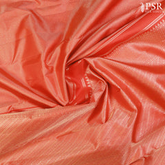 Scarlet Red Kanchipuram Silk Saree