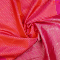 Cerise Pink Kanchipuram Silk Saree