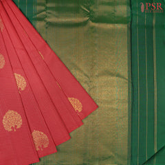 Romantic Red Kanchipuram Silk Saree