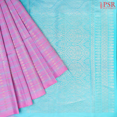 Lavender Rose Soft Silk Saree