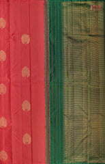 Romantic Red Kanchipuram Silk Saree