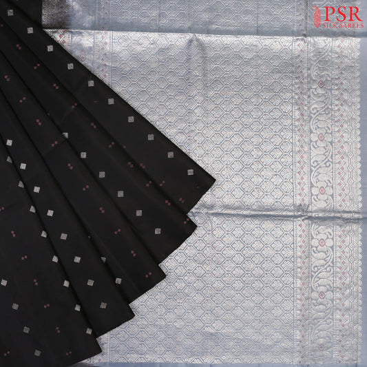 Black Soft Silk Saree