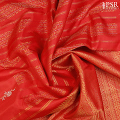 Imperial Red Kanchipuram Silk Saree