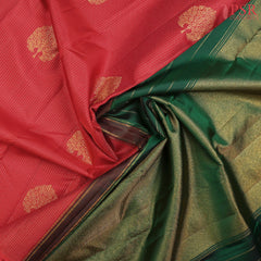 Romantic Red Kanchipuram Silk Saree