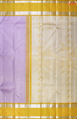 Lavender Kanchipuram Silk Saree