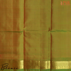 Carmine Red Arani Silk Saree