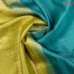 Cyan Fancy Kanchipuram Silk Saree