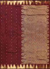 Auburn Kadiyal silk saree