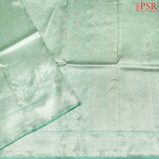 Mint Green Banarasi Silk