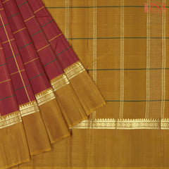 Maroon Arani Silk Saree