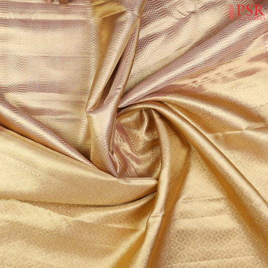 Golden Plate Kanchipuram Silk Saree