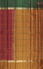 Maroon Arani Silk Saree