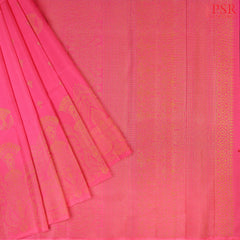 Electric Pink Soft Silk Saree