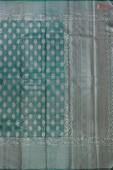 Deep Jungle Green Kanchipuram Silk Saree