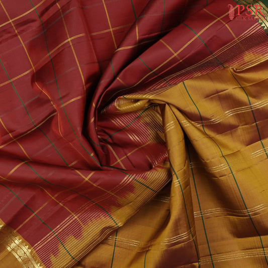 Maroon Arani Silk Saree