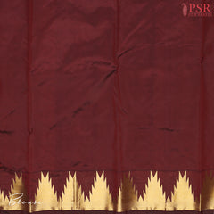 Auburn Kadiyal silk saree