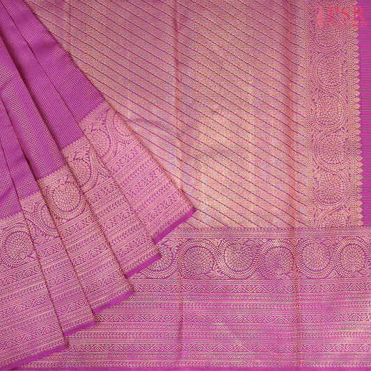 Vadamalli Purple Kanchipuram Silk Saree